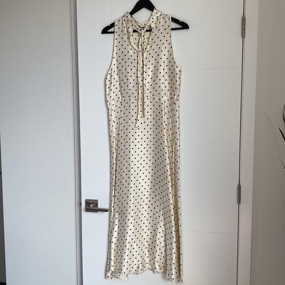 Zara satin dot dress - Picture 5 of 5
